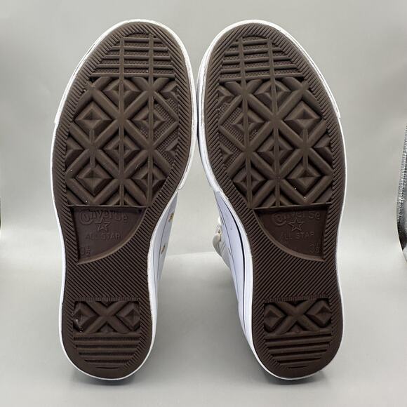 Converse Chuck Taylor All Star Lift Leather Shoes Womens Size 5.5 Yin Yang - Picture 4 of 7